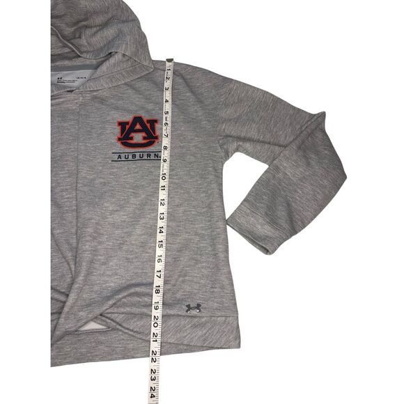 Under Armour Auburn gray gathered front hoodie - L - Picture 6 of 7